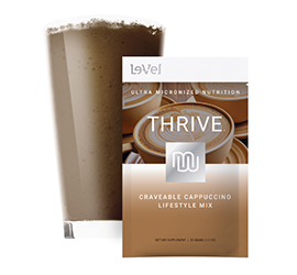 THRIVE Premium Craveable Cappuccino Lifestyle Mix - Single Serve