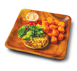 Turkey Burgey & Sweety Tots