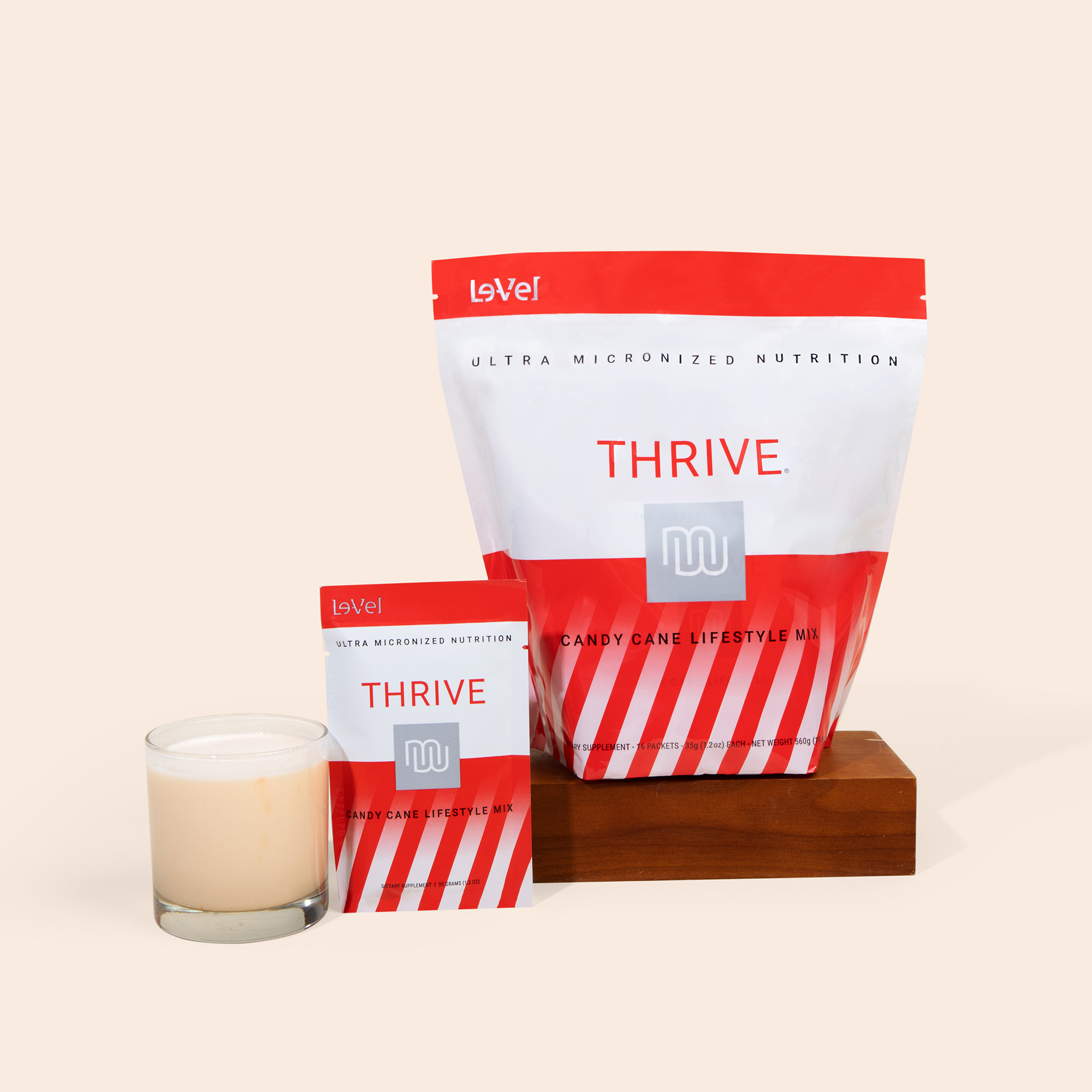 See zoomed view of THRIVE Lifestyle Mix Single Serve Pouch Candy Cane