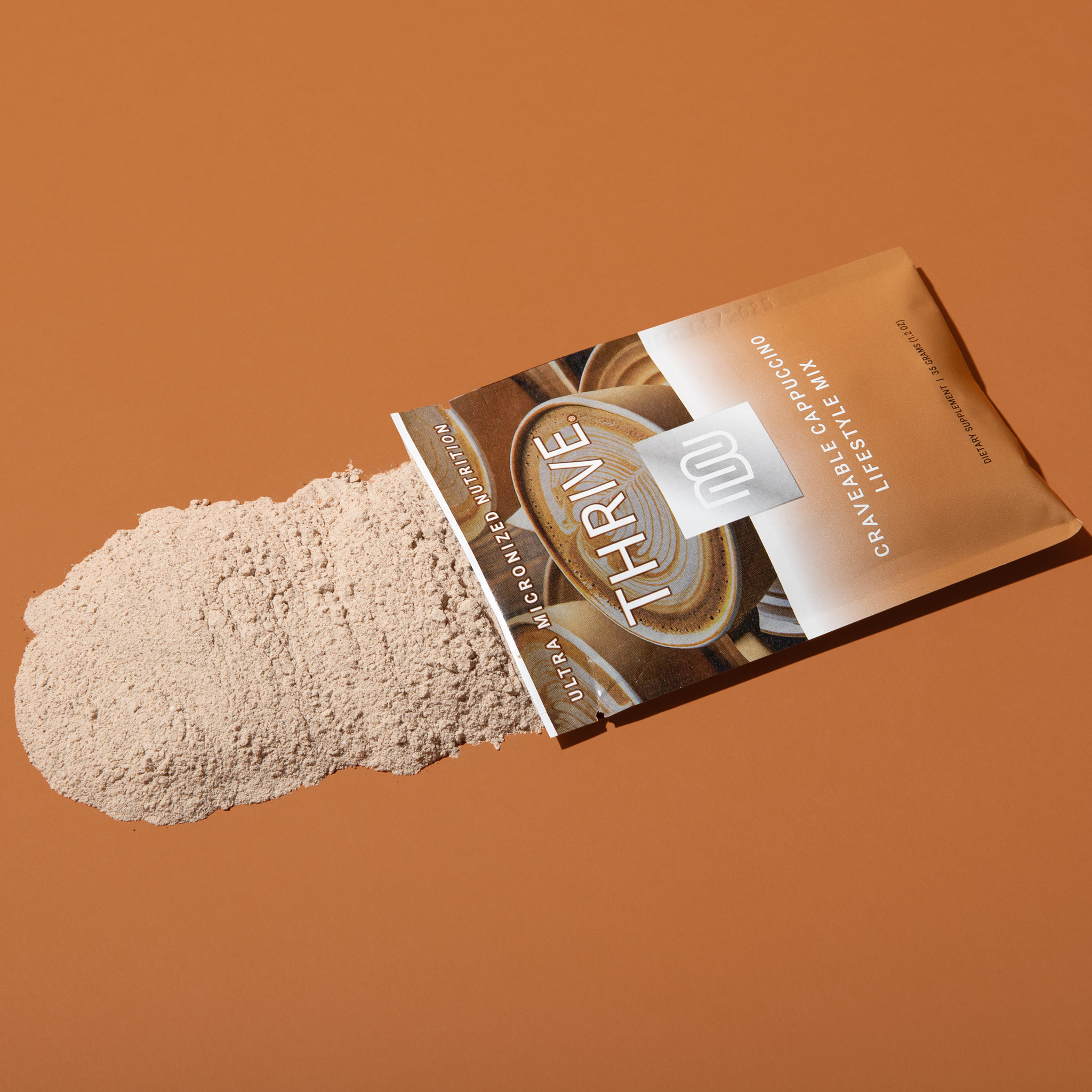 See zoomed view of THRIVE Lifestyle Mix Single Serve Pouch Craveable Cappuccino