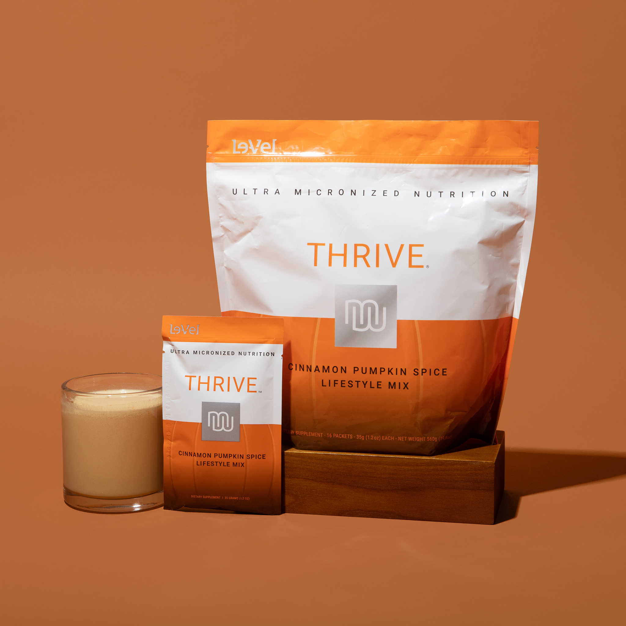See zoomed view of THRIVE Lifestyle Mix Single Serve Cinnamon Pumpkin Spice