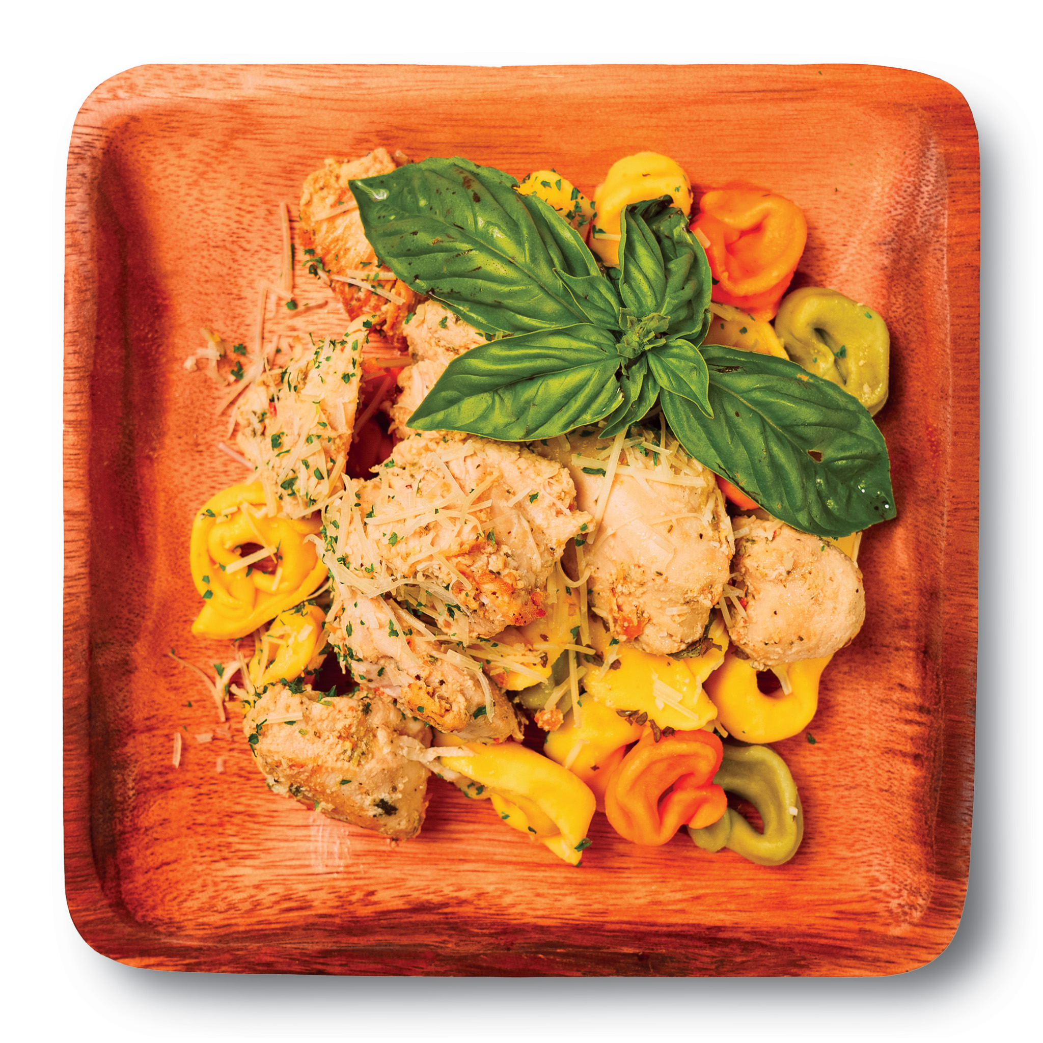 See zoomed view of THRIVE My Fresh Meals Savory Garlic Chicken & Cheesellini Top