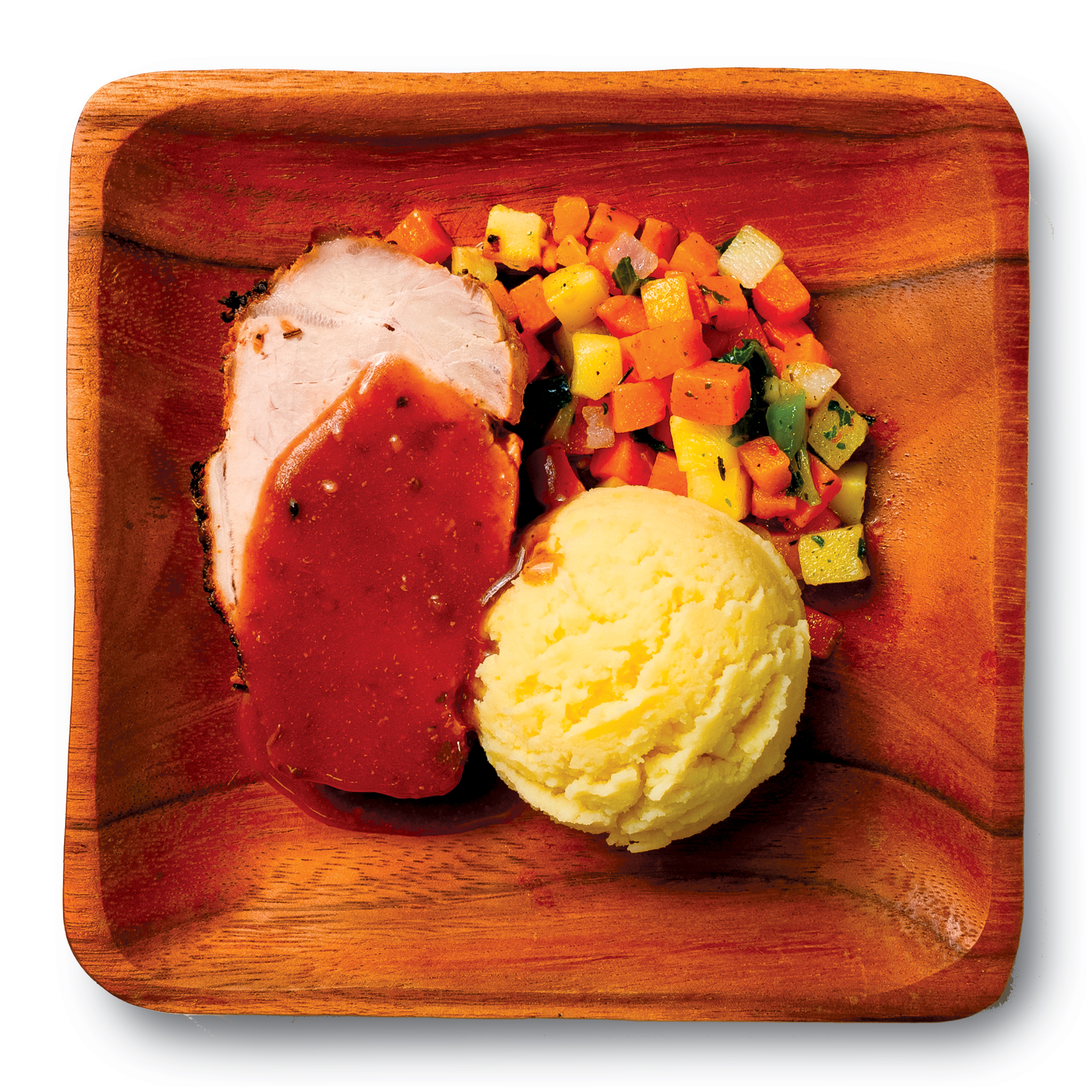 See zoomed view of THRIVE My Fresh Meals Roasted Pork in Appley Savory Sweetness