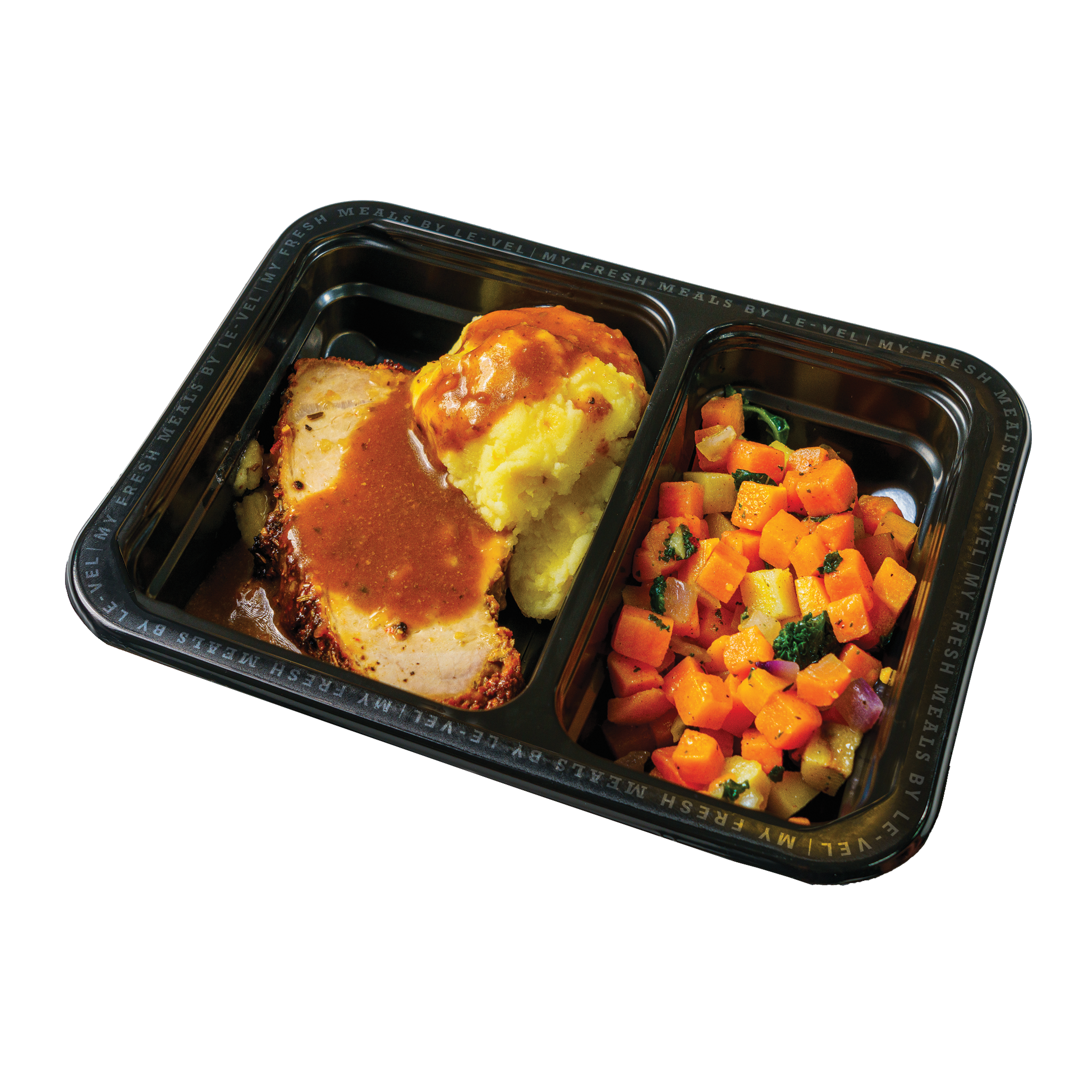 See zoomed view of THRIVE My Fresh Meals Roasted Pork in Appley Savory Sweetness