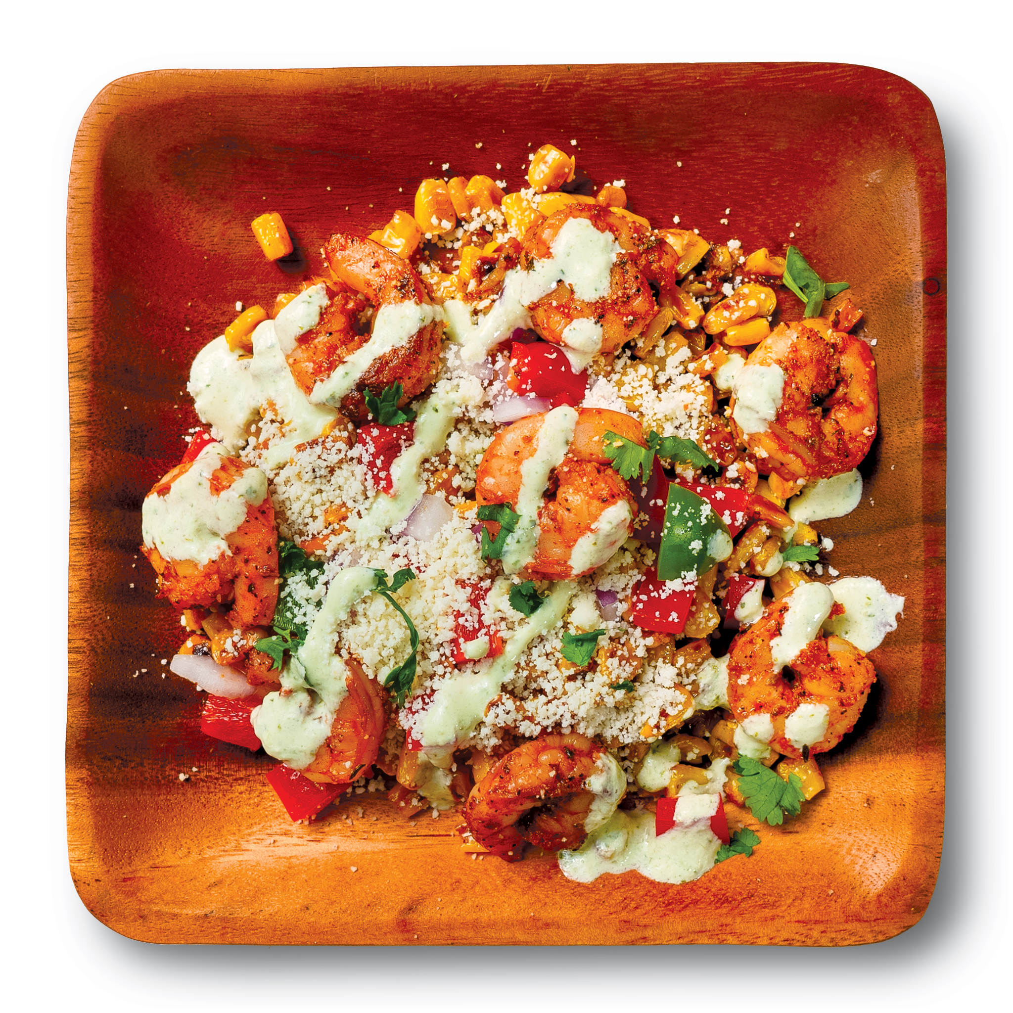 See zoomed view of THRIVE My Fresh Meals Saucy Citrus Shrimp & Street Corn
