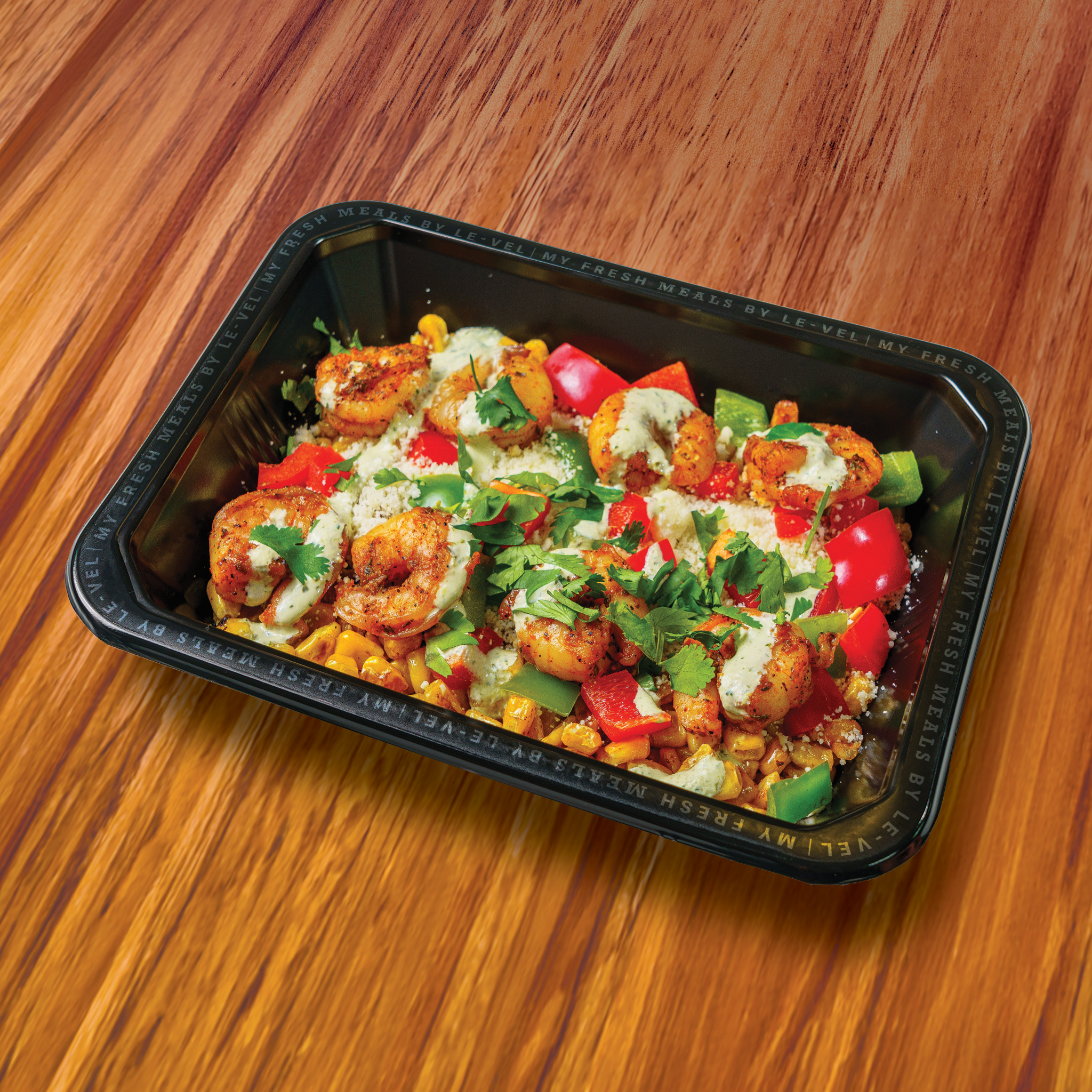 See zoomed view of THRIVE My Fresh Meals Saucy Citrus Shrimp & Street Corn