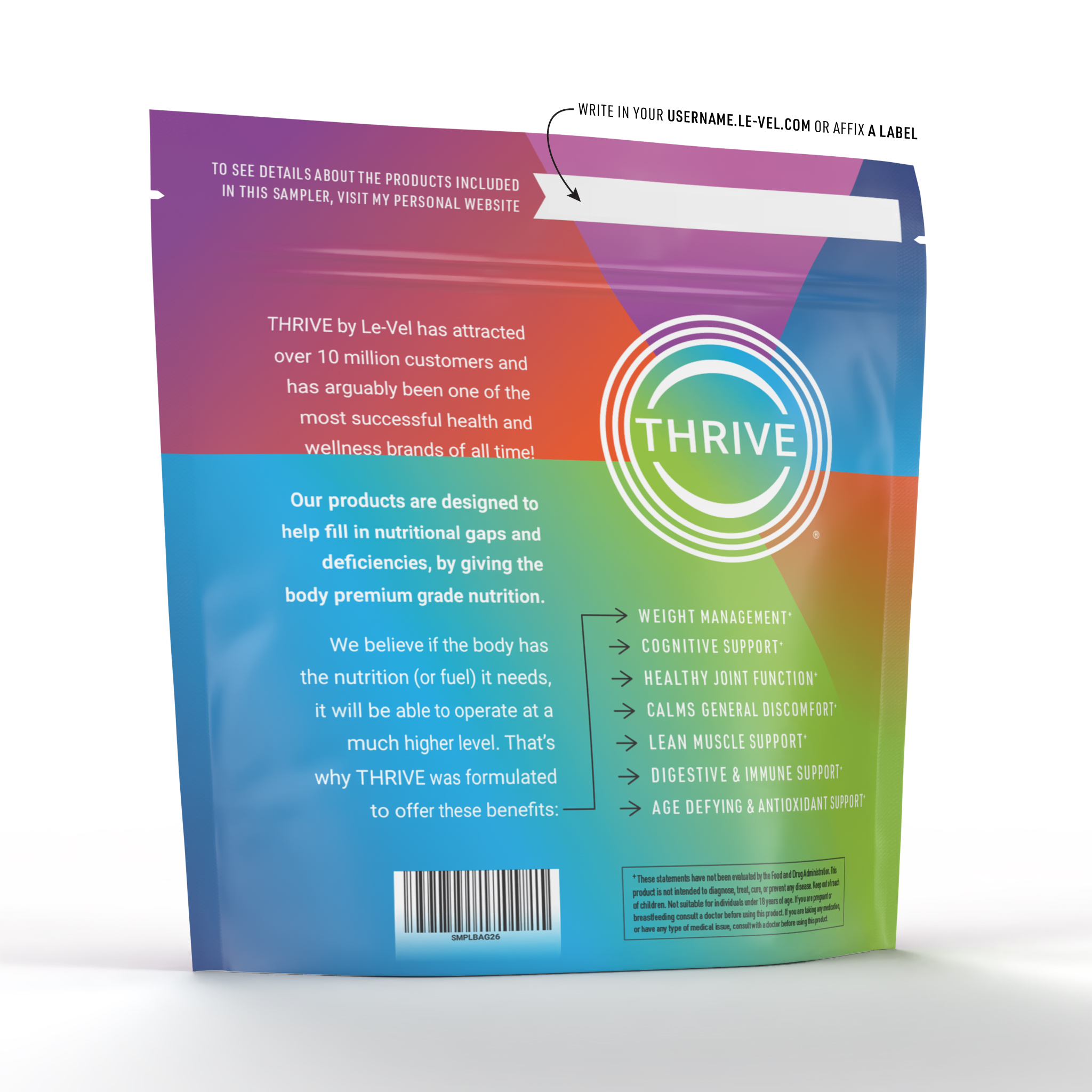 See zoomed view of Sample Bag Pouch Back