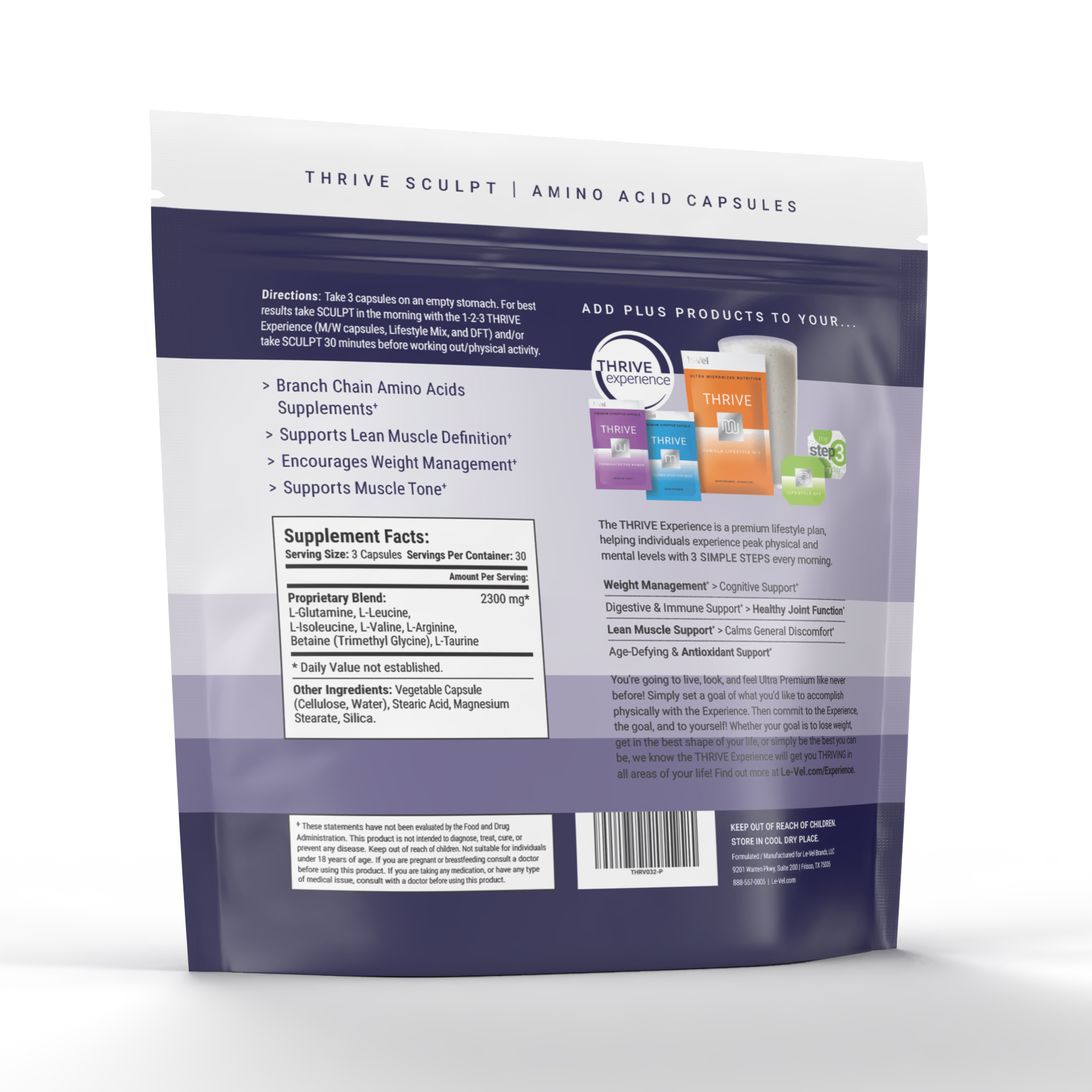 See zoomed view of THRIVE Sculpt Bottle Back