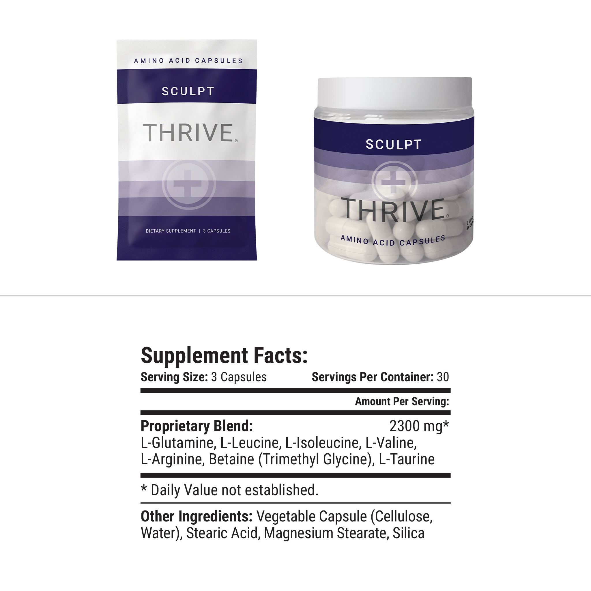 See zoomed view of THRIVE Sculpt Facts